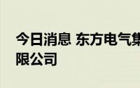 今日消息 东方电气集团正式控股宏华集团有限公司