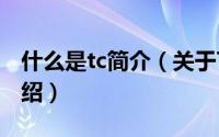 什么是tc简介（关于TC DOTA中的TC详细介绍）