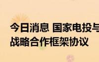 今日消息 国家电投与阿根廷INVAP公司签署战略合作框架协议