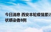 今日消息 西安本轮疫情累计报告本土确诊病例10例、无症状感染者8例