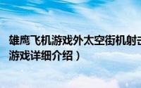 雄鹰飞机游戏外太空街机射击简介（关于傲气雄鹰 飞行射击游戏详细介绍）