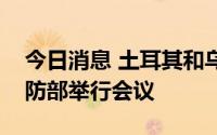 今日消息 土耳其和乌克兰军事代表团在土国防部举行会议