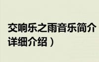 交响乐之雨音乐简介（关于交响乐之雨爱藏版详细介绍）