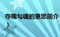 夺魄勾魂的意思简介（关于勾魂夺天详细介绍）