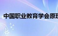 中国职业教育学会原理事长陈昌智详细介绍
