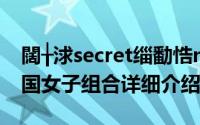 闊╁浗secret缁勫悎mv简介（关于secret 韩国女子组合详细介绍）
