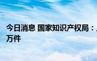 今日消息 国家知识产权局：上半年，我国发明专利授权39.3万件