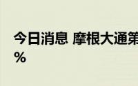 今日消息 摩根大通第二季度净利润下降近30%
