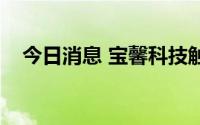 今日消息 宝馨科技触及涨停，走出6连板