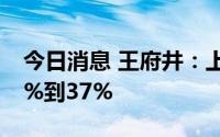 今日消息 王府井：上半年净利润同比预减23%到37%