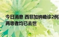 今日消息 西非加纳确诊2例高传染性马尔堡病毒感染病例，两患者均已去世