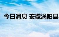 今日消息 安徽涡阳县发现1例新冠阳性病例