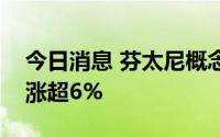 今日消息 芬太尼概念股快速拉升，人福医药涨超6%