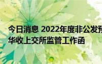 今日消息 2022年度非公发预案遭2董事1监事反对，石大胜华收上交所监管工作函