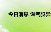 今日消息 燃气股异动，佛燃能源2连板