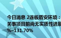 今日消息 2连板盾安环境：盾安控股所持9.71%股份处置相关事项目前尚无实质性进展，上半年净利润同比预增112.39%–131.70%