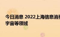 今日消息 2022上海信息消费节启动，将聚焦数字经济、元宇宙等领域