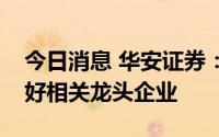 今日消息 华安证券：医美行业长期景气，看好相关龙头企业