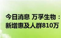 今日消息 万孚生物：携手推进HIV自测应用，新增惠及人群810万