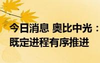 今日消息 奥比中光：dToF技术研发正在按照既定进程有序推进