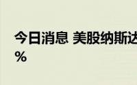 今日消息 美股纳斯达克金龙中国指数涨1.90%