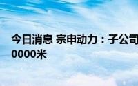 今日消息 宗申动力：子公司一款航空发动机产品升限可达10000米