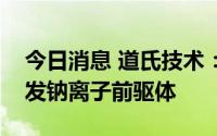 今日消息 道氏技术：已经与下游客户合作开发钠离子前驱体