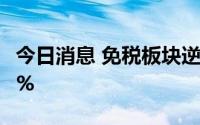 今日消息 免税板块逆势下挫，中国中免跌超2%