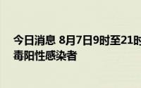 今日消息 8月7日9时至21时，浙江义乌市新增56例新冠病毒阳性感染者