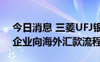 今日消息 三菱UFJ银行获批简化临港新片区企业向海外汇款流程