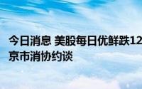 今日消息 美股每日优鲜跌12%，公司因消费者投诉问题被北京市消协约谈