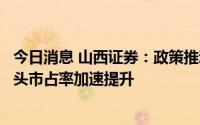 今日消息 山西证券：政策推动家居行业高质量发展，看好龙头市占率加速提升