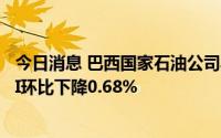 今日消息 巴西国家石油公司再度下调柴油批发价格，7月CPI环比下降0.68%