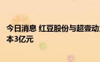 今日消息 红豆股份与超壹动力锂电池项目公司成立，注册资本3亿元