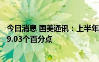 今日消息 国美通讯：上半年净亏2521.79万元，毛利率下降9.03个百分点