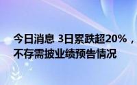 今日消息 3日累跌超20%，南方精工：8月26日披半年报，不存需披业绩预告情况