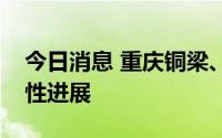 今日消息 重庆铜梁、巴南火场扑救取得突破性进展