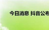 今日消息 抖音公布动态表情显示专利