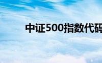 中证500指数代码（中证500指数）