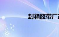 封箱胶带厂家（封箱带）