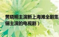 黄晓明主演新上海滩全剧集（新上海滩 2006年黄晓明、孙俪主演的电视剧）