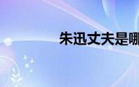 朱迅丈夫是哪里人（朱讯）