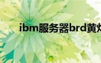 ibm服务器brd黄灯亮（IBM服务器）