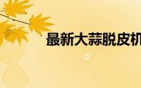 最新大蒜脱皮机（大蒜脱皮机）