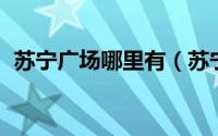 苏宁广场哪里有（苏宁广场 上海苏宁广场）