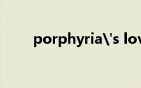 porphyria's lover（Porphyria）