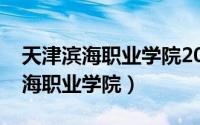 天津滨海职业学院2022录取分数线（天津滨海职业学院）