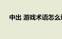 中出 游戏术语怎么说（中出 游戏术语）