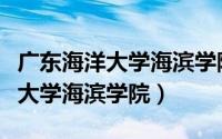 广东海洋大学海滨学院有什么专业（广东海洋大学海滨学院）