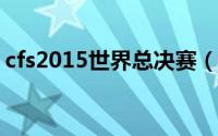 cfs2015世界总决赛（CFS2016世界总决赛）
